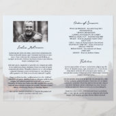 Calm Lakeお祝いの生活葬儀プログラム (裏面)