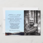 Calm Lake Lifeお祝いの写真 招待状 (正面)