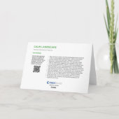 Calm Landscape - KidsArt for CHOC カード (裏面)