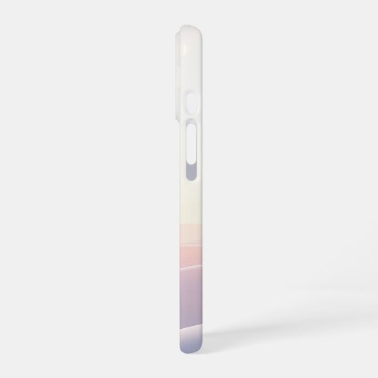 Calm light background with sand dunes iPhone 16ケース (左側面)