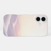 Calm light background with sand dunes iPhone 16ケース (裏面横)