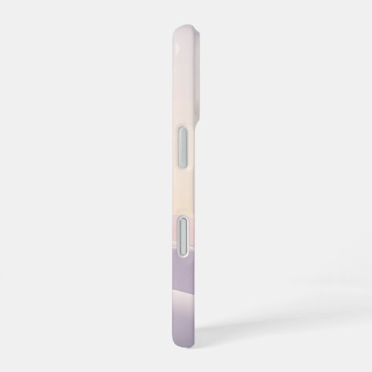 Calm light background with sand dunes iPhone 16ケース (右側面)