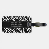 Calm  Look Zebra Print Laguge保タグ ラゲッジタグ (裏面横)