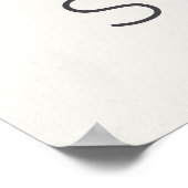 Calm Meditation Decor, Minimal Mindfulness Quote ポスター (角)