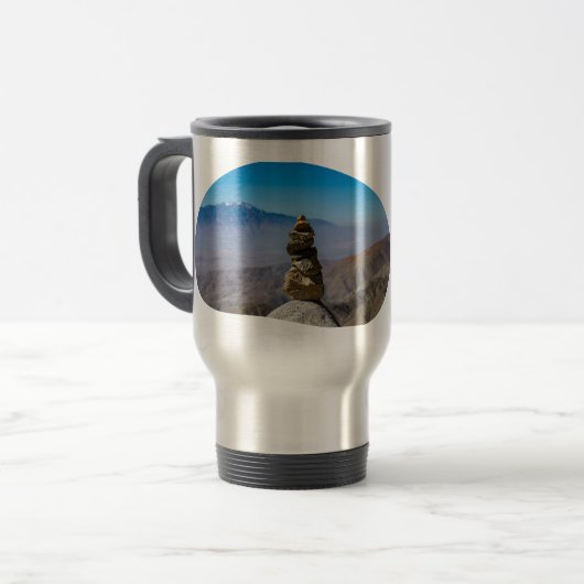 Calm Mind Balanced Life Mug トラベルマグ (正面左)