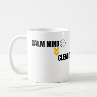 Calm Mind Smart Trading Minimal Chart Art コーヒーマグカップ