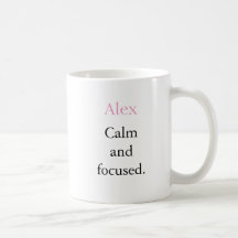 Calm Minimalist名パーソナライズされたMag