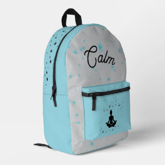 Calm Minimalist | モダンな美意識の旅 プリントバックパック