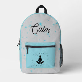 Calm Minimalist | モダンな美意識の旅 プリントバックパック