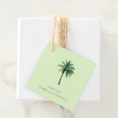 Calm Mint Minimalist Palm Tree フェイバータグ (インサイチュ)