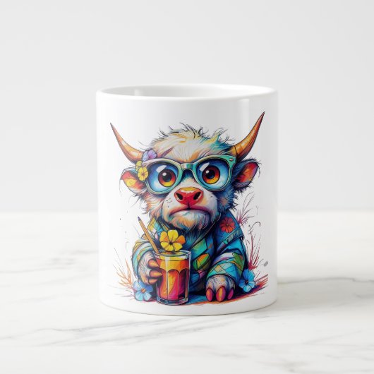 Calm Mood Cup: island Edition ジャンボコーヒーマグカップ (正面)