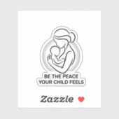 Calm Mother and Baby Minimalist Mantra シール (シート)