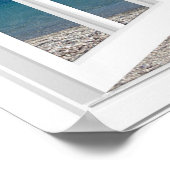 Calm Mountain Lake人工窓ビュー ポスター (角)