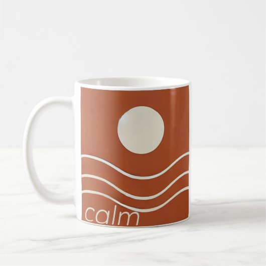 Calm Mug – ソフトゼンリトリートコレクション コーヒーマグカップ (左)