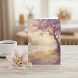 Calm Nature Aesthetic Thinking Of You Sympathy カード