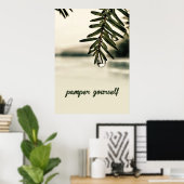 Calm Nature Spa Aesthetic ポスター (ホームオフィス)