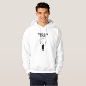 Calm Over Chaos – Editable Quote Cat Hoodie パーカ (正面フル)