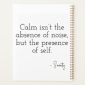 Calm pastel face プランナー手帳 (裏面)