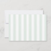 Calm Pastel Green RSVP Card (裏面)