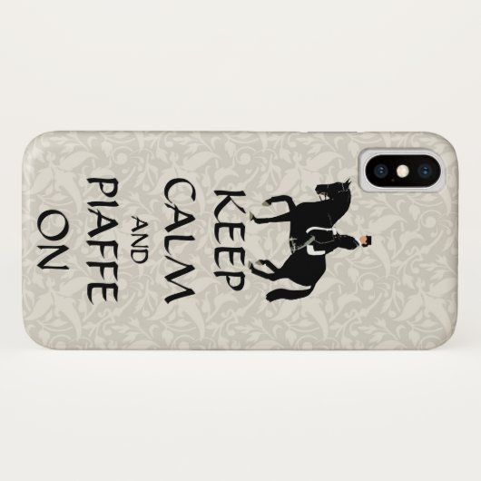 Calm & Piaffe保 On Dressage Case-Mate iPhoneケース (裏面(横))