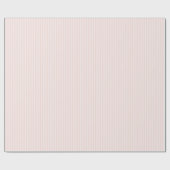 Calm Pink Minimalist Stripes ラッピングペーパー (フラット)