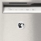 Calm Pugs on the Fridge マグネット (インサイチュ (食洗機))