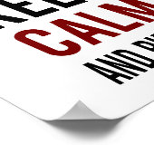 Calm Ride (保標準写真フレームサイズ) ポスター (角)