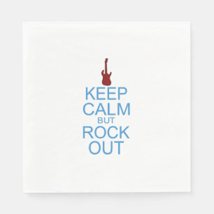Calm Rock Out -パロディ スタンダードランチョンナプキン