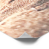 Calm Sandビーチシーシェル海写真ポスター ポスター (角)