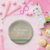 Calm Sea 1866グスタヴコートベットナショナルギャラリー ペーパープレート (パーティー)