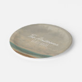 Calm Sea 1866グスタヴコートベットナショナルギャラリー ペーパープレート (アングル)