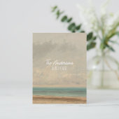 Calm Sea 1866グスタヴコートベットナショナルギャラリー ポストカード (スタンド正面)