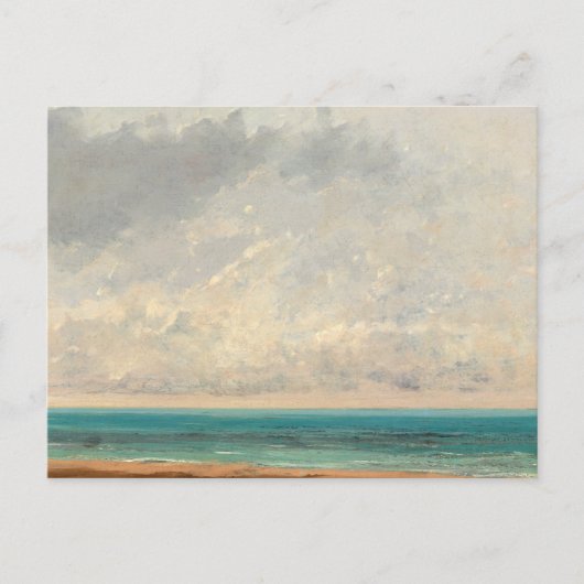 Calm Sea, 1866 by Gustave Courbet ポストカード (正面)