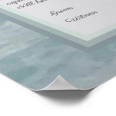 Calm Seas Ketubah with Canadian Reform文字 ポスター (角)