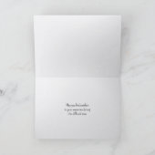 Calm Serene Landscape Lake Sunrise Sympathy カード (内部)