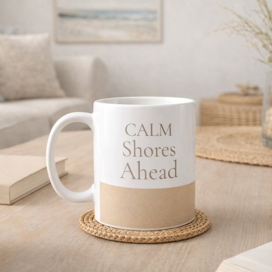 Calm Shores Ahead Classic Mug, 11 oz コーヒーマグカップ