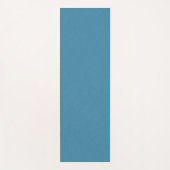 Calm & simple Blue linen textured background  ヨガマット (正面)