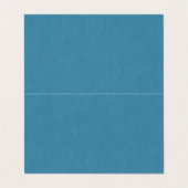 Calm & simple Blue linen textured background  名刺 (外部フラット)