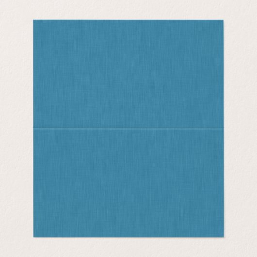 Calm & simple Blue linen textured background  名刺 (外部フラット)