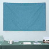 Calm & simple Blue linen textured background  横断幕 (トレードショー)