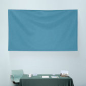 Calm & simple Blue linen textured background  横断幕 (トレードショー)