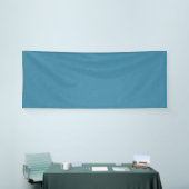 Calm & simple Blue linen textured background  横断幕 (トレードショー)