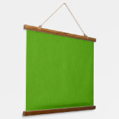 Calm & simple lime green textured background 吊り下げ型タペストリー (傾斜あり)