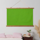 Calm & simple lime green textured background 吊り下げ型タペストリー (寝室)