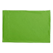 Calm & simple lime green textured background  枕カバー (裏面-左)
