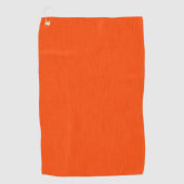 Calm & simple orange textured background  ゴルフタオル (正面)