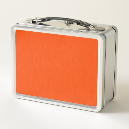 Calm & simple orange textured background  メタルランチボックス (裏面)