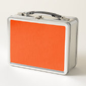 Calm & simple orange textured background  メタルランチボックス (正面)