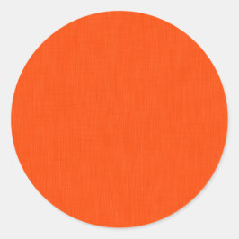 Calm & simple orange textured background  ラウンドシール