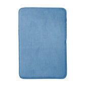 Calm & simple plain blue textured background バスマット (正面縦)